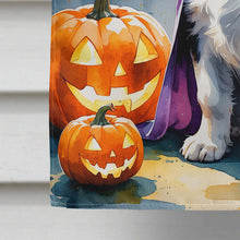 Load image into Gallery viewer, Welsh Springer Spaniel Puppy Halloween House Flag