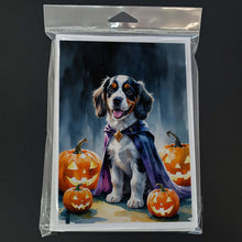 Load image into Gallery viewer, Welsh Springer Spaniel Puppy Halloween Greeting Cards Pack of 8