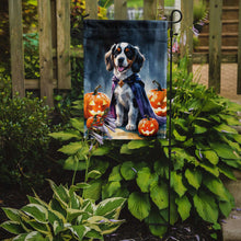 Load image into Gallery viewer, Welsh Springer Spaniel Puppy Halloween Garden Flag