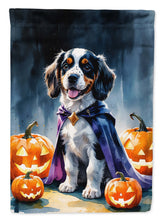 Load image into Gallery viewer, Welsh Springer Spaniel Puppy Halloween Garden Flag