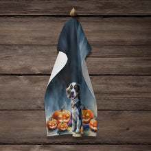 Load image into Gallery viewer, Welsh Springer Spaniel Puppy Halloween Kitchen Towel