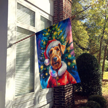 Load image into Gallery viewer, Airedale Terrier Christmas House Flag