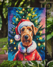 Load image into Gallery viewer, Airedale Terrier Christmas Garden Flag