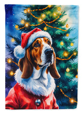 Load image into Gallery viewer, Basset Hound Christmas Garden Flag