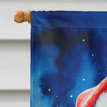 Load image into Gallery viewer, Bernese Mountain Dog Christmas House Flag