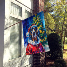Load image into Gallery viewer, Bluetick Coonhound Christmas House Flag