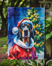 Load image into Gallery viewer, Bluetick Coonhound Christmas Garden Flag