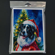 Load image into Gallery viewer, Border Collie Christmas Greeting Cards Pack of 8