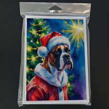 Load image into Gallery viewer, Boxer Christmas Greeting Cards Pack of 8
