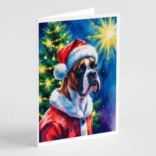 Load image into Gallery viewer, Boxer Christmas Greeting Cards Pack of 8