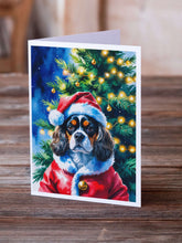 Load image into Gallery viewer, Tricolor Cavalier Spaniel Christmas Greeting Cards Pack of 8