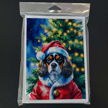 Load image into Gallery viewer, Tricolor Cavalier Spaniel Christmas Greeting Cards Pack of 8
