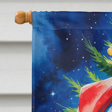 Load image into Gallery viewer, Black and Tan Chihuahua Christmas House Flag