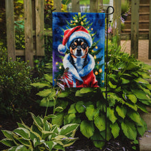Load image into Gallery viewer, Black and Tan Chihuahua Christmas Garden Flag