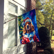 Load image into Gallery viewer, Cocker Spaniel Christmas House Flag