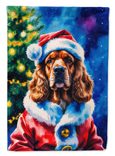 Load image into Gallery viewer, Cocker Spaniel Christmas House Flag