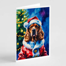 Load image into Gallery viewer, Cocker Spaniel Christmas Greeting Cards Pack of 8