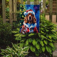 Load image into Gallery viewer, Cocker Spaniel Christmas Garden Flag
