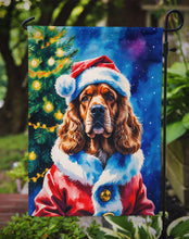 Load image into Gallery viewer, Cocker Spaniel Christmas Garden Flag