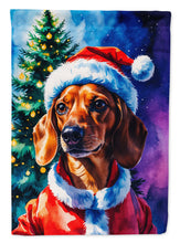 Load image into Gallery viewer, Red Dachshund Christmas House Flag