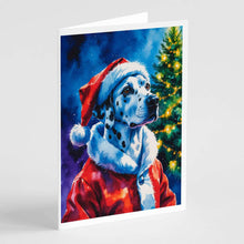 Load image into Gallery viewer, Dalmatian Christmas Greeting Cards Pack of 8