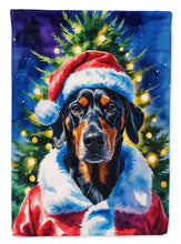 Load image into Gallery viewer, Doberman Pinscher Christmas House Flag
