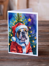 Load image into Gallery viewer, English Bulldog Christmas Greeting Cards Pack of 8