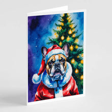 Load image into Gallery viewer, French Bulldog Christmas Greeting Cards Pack of 8