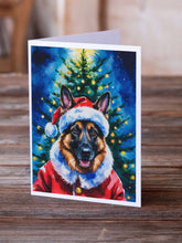 Load image into Gallery viewer, German Shepherd Christmas Greeting Cards Pack of 8