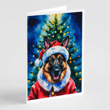 Load image into Gallery viewer, German Shepherd Christmas Greeting Cards Pack of 8