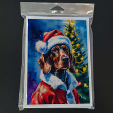 Load image into Gallery viewer, German Wirehaired Pointer Christmas Greeting Cards Pack of 8