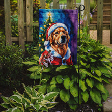 Load image into Gallery viewer, Golden Retriever Christmas Garden Flag