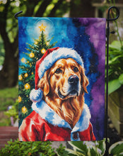Load image into Gallery viewer, Golden Retriever Christmas Garden Flag