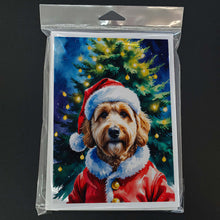 Load image into Gallery viewer, Goldendoodle Christmas Greeting Cards Pack of 8