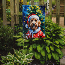 Load image into Gallery viewer, Goldendoodle Christmas Garden Flag