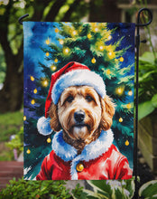 Load image into Gallery viewer, Goldendoodle Christmas Garden Flag