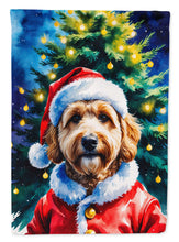 Load image into Gallery viewer, Goldendoodle Christmas Garden Flag