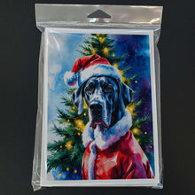 Load image into Gallery viewer, Great Dane Christmas Greeting Cards Pack of 8