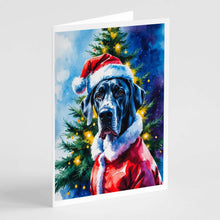Load image into Gallery viewer, Great Dane Christmas Greeting Cards Pack of 8