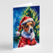 Load image into Gallery viewer, Jack Russell Terrier Christmas Greeting Cards Pack of 8