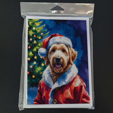 Load image into Gallery viewer, Labradoodle Christmas Greeting Cards Pack of 8
