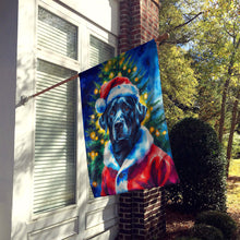 Load image into Gallery viewer, Black Labrador Retriever Christmas House Flag