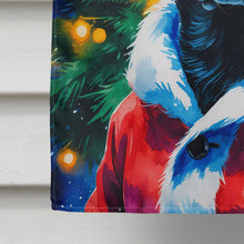 Load image into Gallery viewer, Black Labrador Retriever Christmas House Flag