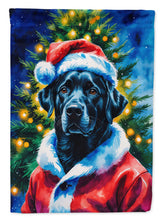 Load image into Gallery viewer, Black Labrador Retriever Christmas Garden Flag