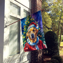 Load image into Gallery viewer, Yellow Labrador Retriever Christmas House Flag