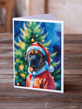 Load image into Gallery viewer, Mastiff Christmas Greeting Cards Pack of 8