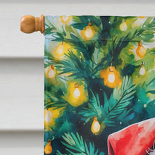 Load image into Gallery viewer, Black Newfoundland Christmas House Flag