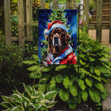 Load image into Gallery viewer, Chocolate Newfoundland Christmas Garden Flag