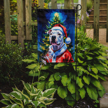 Load image into Gallery viewer, White Pit Bull Terrier Christmas Garden Flag