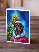 Load image into Gallery viewer, Rottweiler Christmas Greeting Cards Pack of 8